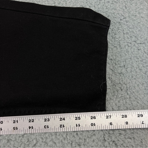 LL BEAN Original Fit Relaxed Elastic Back waist Black Jeans (HEMMED) Size 16 - Picture 11 of 13